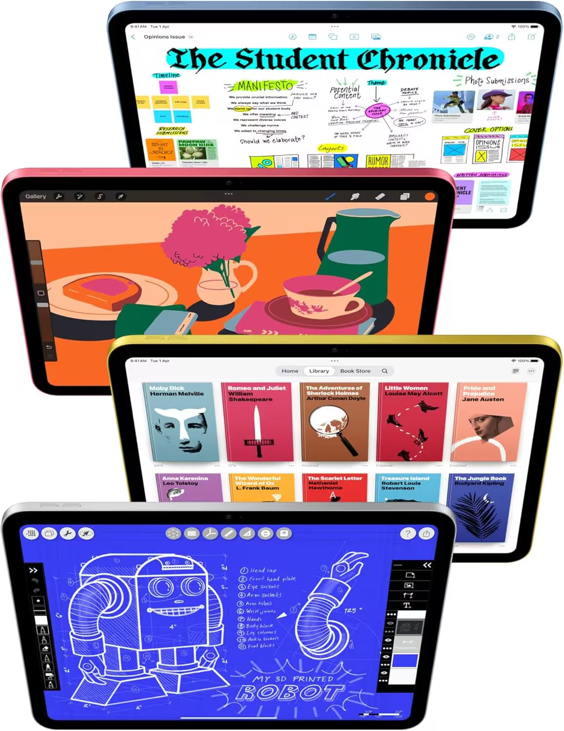 Used iPad 10 (11-Inch) – A16 Chip, Liquid Retina Display, Wi-Fi Tablet