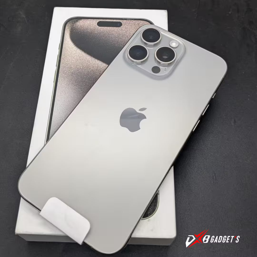 Used iPhone 15 Pro Max Original Apple Device | Professionally Tested by DXB Gadgets